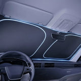 Gadget Baseus Windshield Sun GoTrip DT1 (C0118200), UPF2000+, 99.95% UV Blocking Rate, 80 x 150cm, Negru