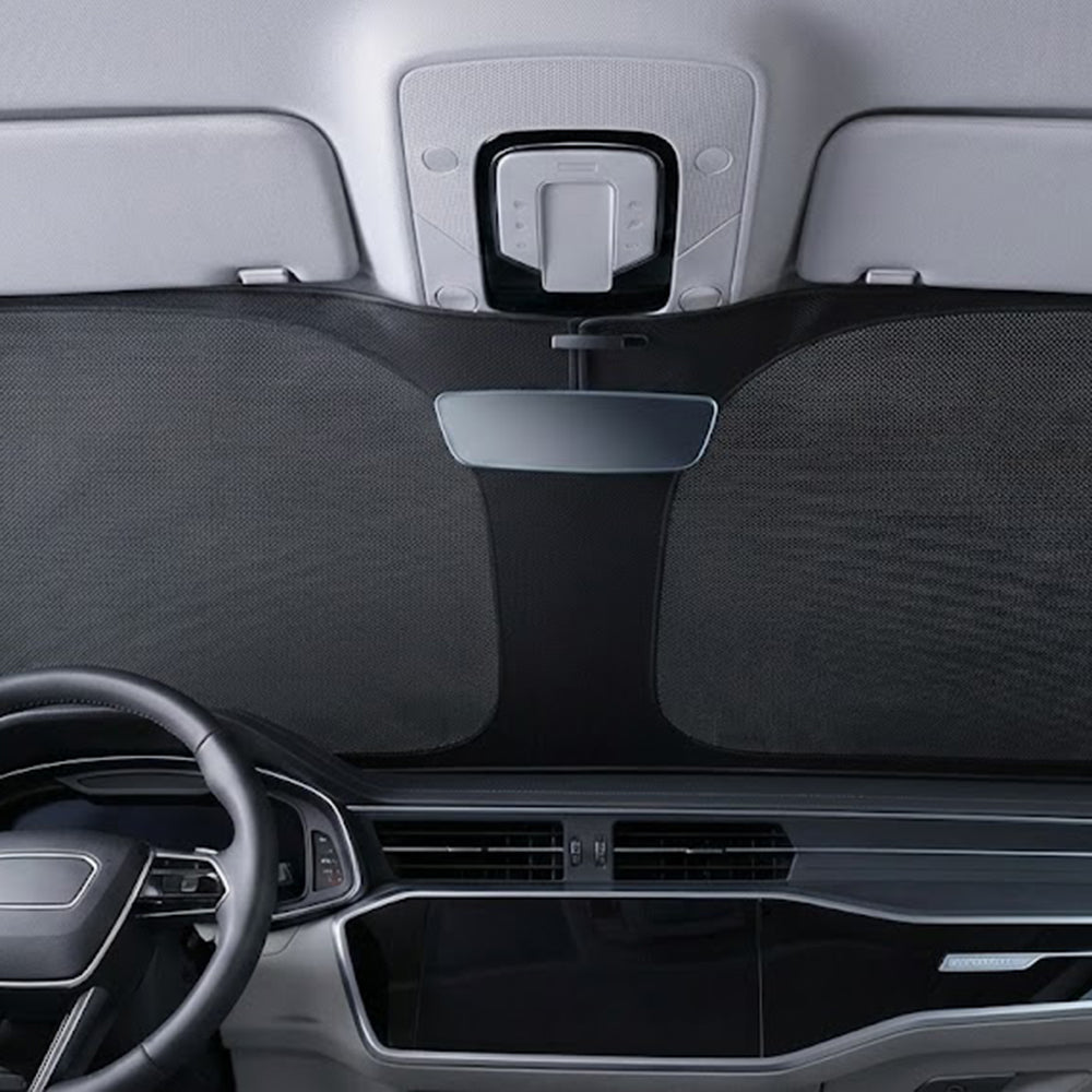 Gadget Baseus Windshield Sun GoTrip DT1 (C0118200), UPF2000+, 99.95% UV Blocking Rate, 80 x 150cm, Negru