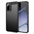 Husa de protectie Techsuit Carbon Silicone compatibil cu OnePlus 15R, Negru