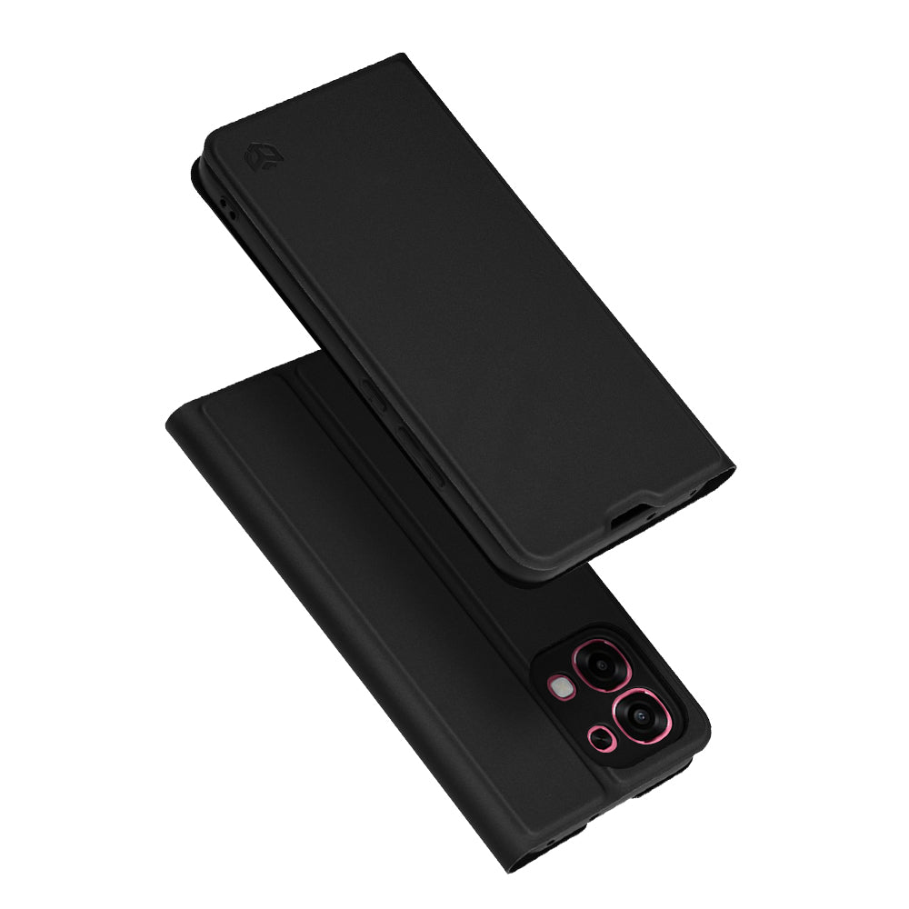 Husa de protectie Techsuit Magskin Book compatibil cu Oppo A6 Pro 4G / A6 Pro 5G, Negru