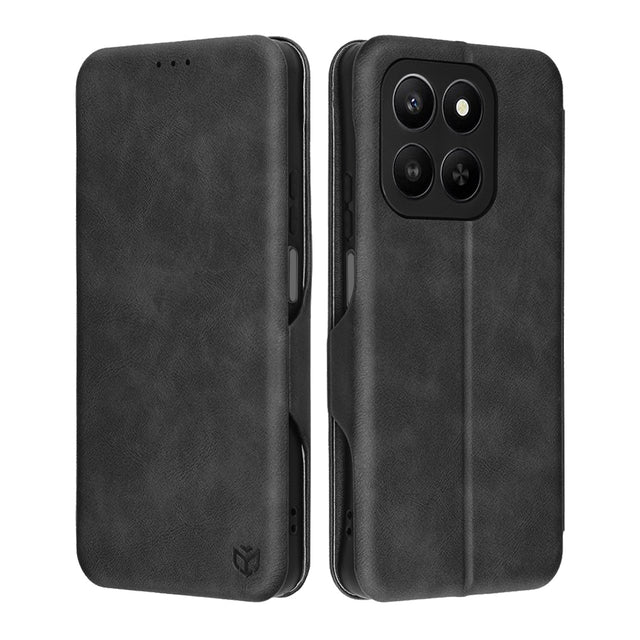 Husa de protectie Techsuit Safe Wallet Plus compatibil cu Honor 400 Smart 5G / 400 Smart 4G / X7d 4G, Negru