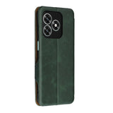 Husa de protectie Techsuit Safe Wallet Plus compatibil cu Honor X5c Plus, Verde