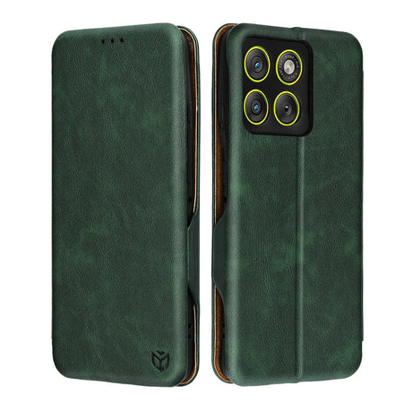 Husa de protectie Techsuit Safe Wallet Plus compatibil cu Motorola Edge 70, Verde