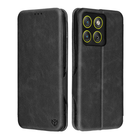 Husa de protectie Techsuit Safe Wallet Plus compatibil cu Motorola Edge 70, Negru