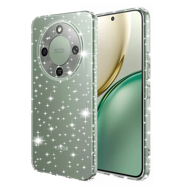 Husa de protectie Techsuit SparkleSkin Series compatibil cu Honor Magic8 Lite, Transparent
