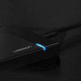 Stocare Ugreen Hard Drive Enclosure US221 (30848), USB to Micro-B Cable Included, HDD/SSD Rack, SATA, 5Gbps, Negru