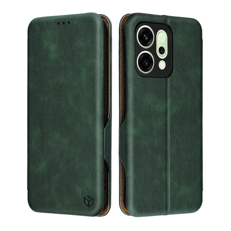 Husa de protectie Techsuit Safe Wallet Plus compatibil cu Oppo Reno14, Verde