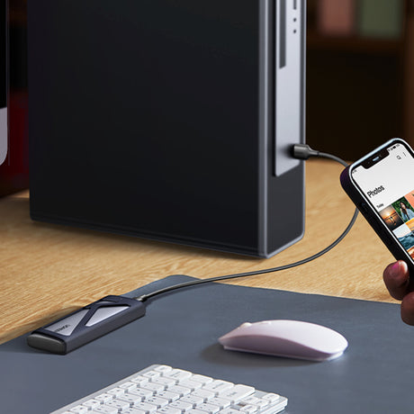 Stocare Ugreen Hard Drive Enclosure CM767 (15813), M.2 NVMe/SATA SSD, 10Gbps, Gri