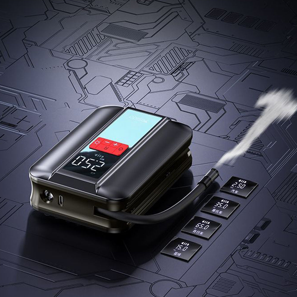 Gadget Yesido Car Compressor (VC04), 4000mAh, 3 - , Negru
