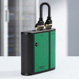 Adaptor Ugreen Network Cable Tester NW167 (10950), 9V Carbon Battery, Ethernet / Telephone Cable, Negru