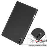 Husa de protectie tableta Techsuit Flex Trifold (with Pencil Holder) compatibil cu Samsung Galaxy Tab S11 Ultra, Albastru Cer