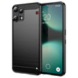 Husa de protectie Techsuit Carbon Silicone compatibil cu Nothing Phone (3a) Lite, Negru