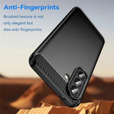 Husa de protectie Techsuit Carbon Silicone compatibil cu Samsung Galaxy A57 5G, Negru