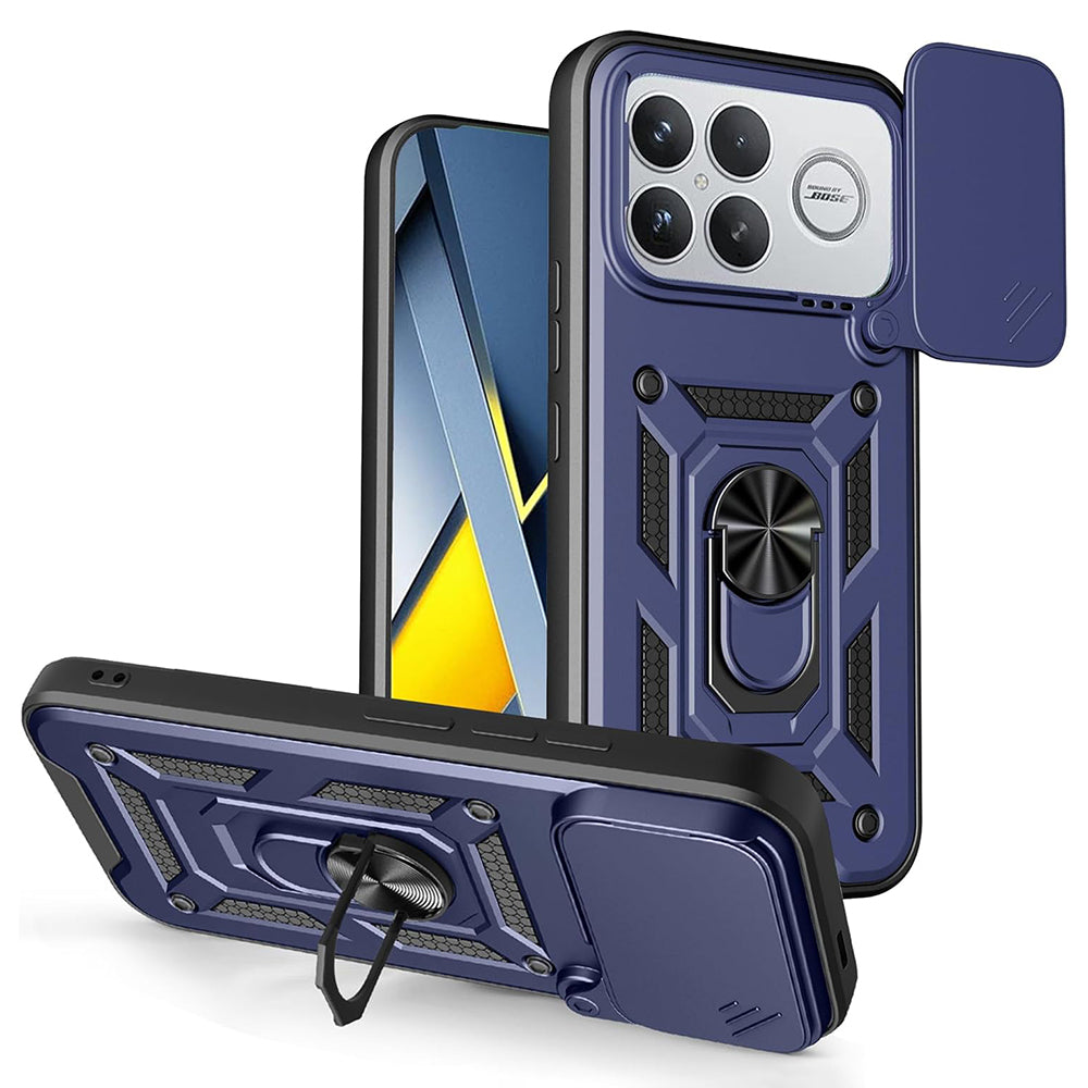 Husa de protectie Techsuit CamShield Series compatibil cu Xiaomi Poco F8 Ultra, Albastru