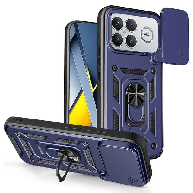 Husa de protectie Techsuit CamShield Series compatibil cu Xiaomi Poco F8 Ultra, Albastru