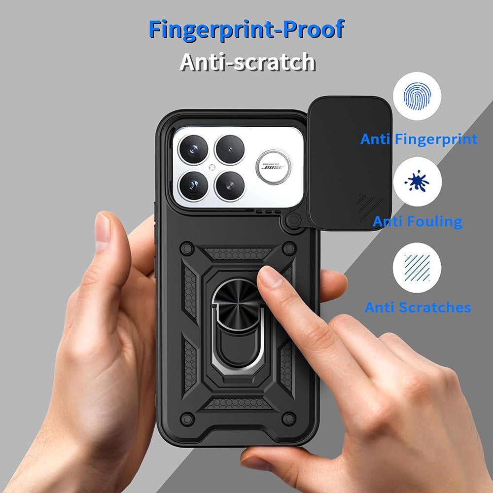 Husa de protectie Techsuit CamShield Series compatibil cu Xiaomi Poco F8 Ultra, Negru