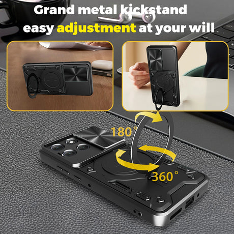 Husa de protectie Techsuit CamGuard Pro compatibil cu Motorola Moto G86, Albastru