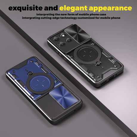 Husa de protectie Techsuit CamGuard Pro compatibil cu Motorola Moto G86, Albastru