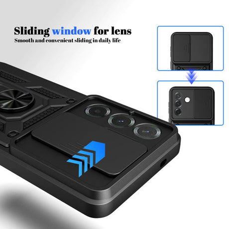 Husa de protectie Techsuit CamShield Series compatibil cu Samsung Galaxy A37 5G, Albastru