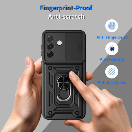 Husa de protectie Techsuit CamShield Series compatibil cu Samsung Galaxy A37 5G, Albastru