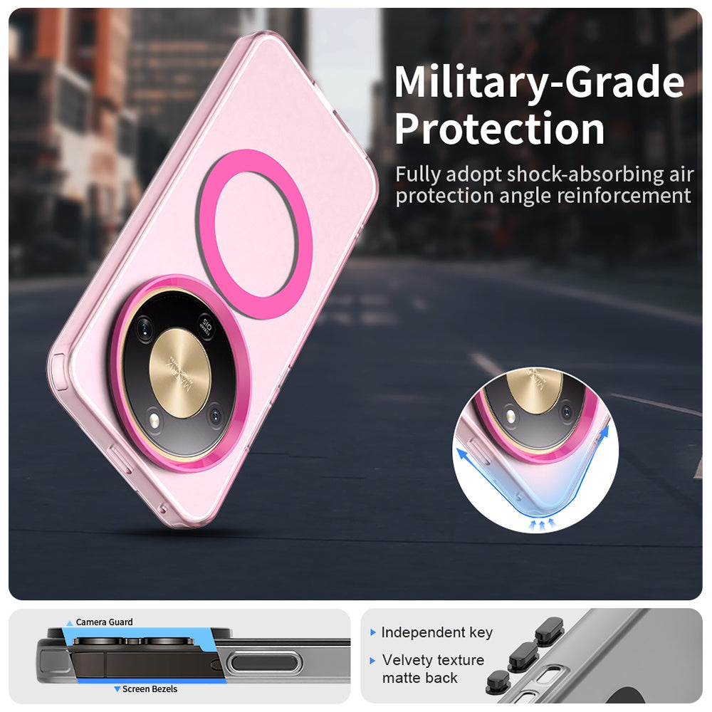 Husa de protectie Techsuit CandyCase MagSafe compatibil cu Honor Magic8 Lite, Roz