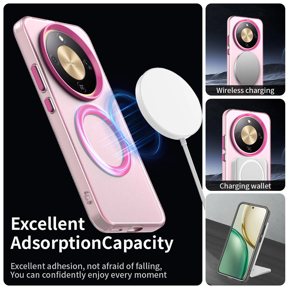 Husa de protectie Techsuit CandyCase MagSafe compatibil cu Honor Magic8 Lite, Roz