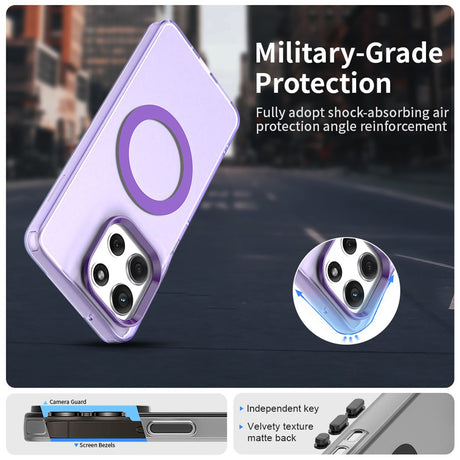 Husa de protectie Techsuit CandyCase MagSafe compatibil cu Motorola Moto G86, Mov