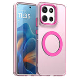 Husa de protectie Techsuit CandyCase MagSafe compatibil cu Motorola Moto G86, Roz