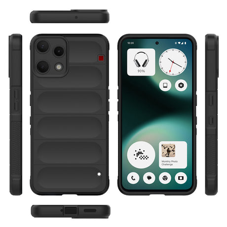 Husa de protectie Techsuit Magic Shield compatibil cu Nothing Phone (3a) Lite, Negru