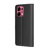 Husa de protectie Techsuit Leather Folio compatibil cu Oppo A6 Pro 4G / A6 Pro 5G, Negru