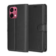 Husa de protectie Techsuit Leather Folio compatibil cu Oppo A6 Pro 4G / A6 Pro 5G, Negru