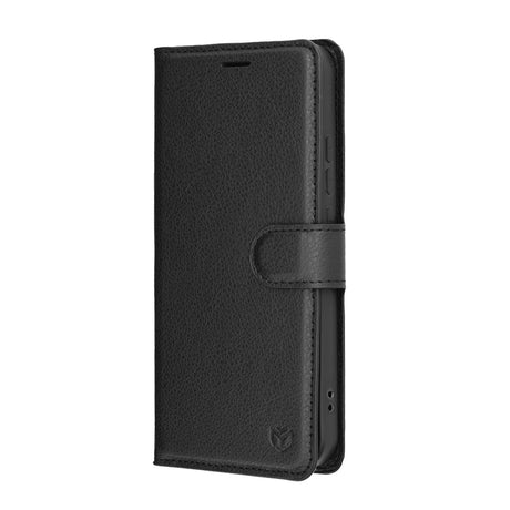 Husa de protectie Techsuit Leather Folio compatibil cu Oppo A6 Pro 4G / A6 Pro 5G, Negru