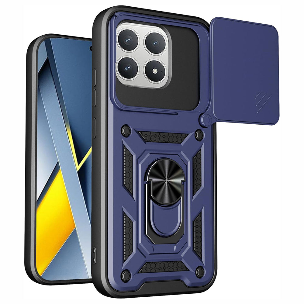 Husa de protectie Techsuit CamShield Series compatibil cu Xiaomi Poco F8 Pro, Albastru