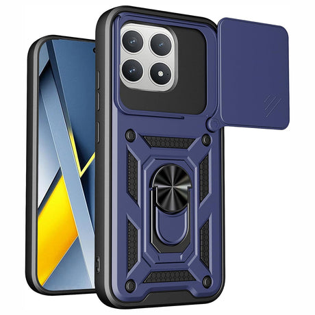 Husa de protectie Techsuit CamShield Series compatibil cu Xiaomi Poco F8 Pro, Albastru