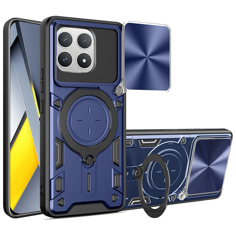 Husa de protectie Techsuit CamGuard Pro compatibil cu Xiaomi Poco F8 Pro, Albastru