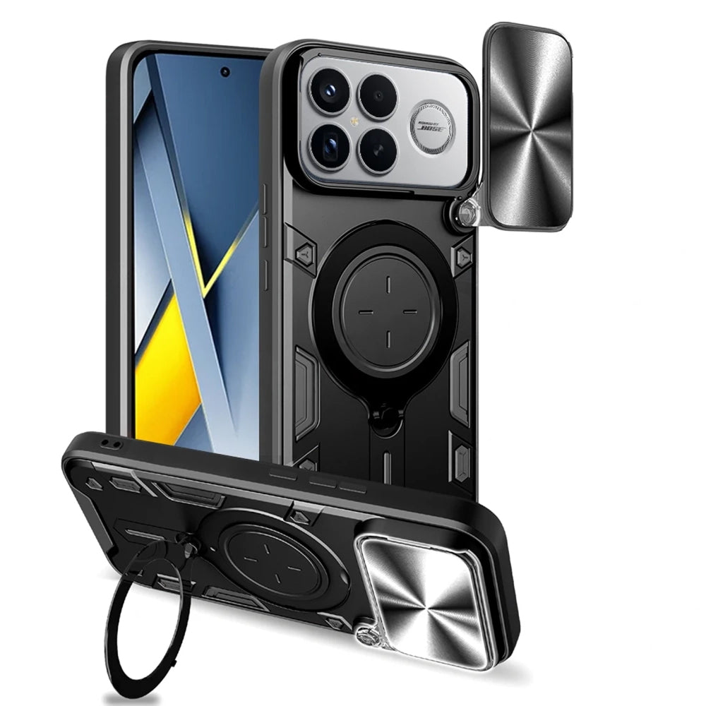 Husa de protectie Techsuit CamGuard Pro compatibil cu Xiaomi Poco F8 Ultra, Negru