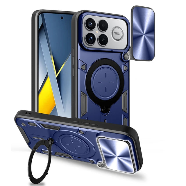 Husa de protectie Techsuit CamGuard Pro compatibil cu Xiaomi Poco F8 Ultra, Albastru
