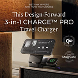 Incarcator Lisen Wireless W106 (YL0424120009), with Wall Charger, MagSafe, Fast Charging, 3in1, Qi2, Foldable, 15W, Gri