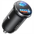 Incarcator Lisen Car (YL0223090002), Fast Charging, USB, Type-C, Cigarette Lighter Adapter, PD36W, QC18W, Negru