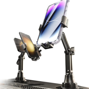 Suport Lisen (YL0223070048), for Cup Holder, Universal, Adjustable, Anti-Shake, for Phone, Tablet up to 12.9", Negru