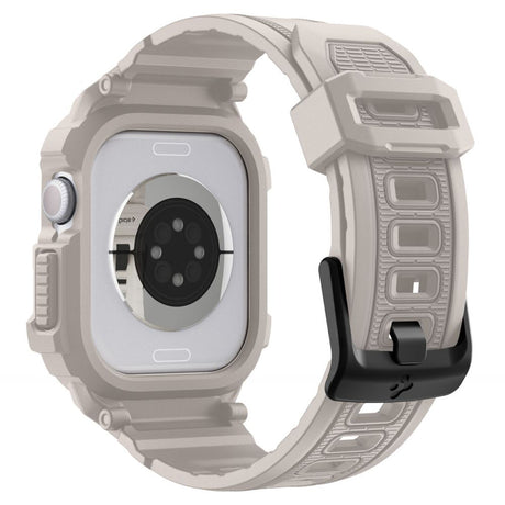 Accesoriu smartwatch Spigen Rugged Armor Pro V2 (ACS10506) compatibil cu Apple Watch 10 46mm / Watch 11 46mm, Dune Beige