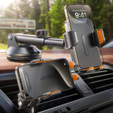 Suport Lisen 2E781 (YL0424040008), for Dashboard, Air Vent, Windshield, Universal, Adjustable, Telescopic Arm, Negru