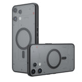 Husa de protectie Techsuit PureFrost MagSafe compatibil cu Nothing Phone (3a) Lite, Negru Mat