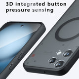 Husa de protectie Techsuit PureFrost MagSafe compatibil cu Nothing Phone (3a) Lite, Negru Mat