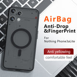 Husa de protectie Techsuit PureFrost MagSafe compatibil cu Nothing Phone (3a) Lite, Negru Mat