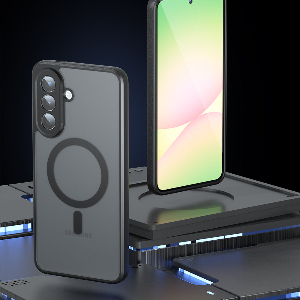 Husa de protectie Techsuit PureFrost MagSafe compatibil cu Samsung Galaxy A37 5G, Negru Mat