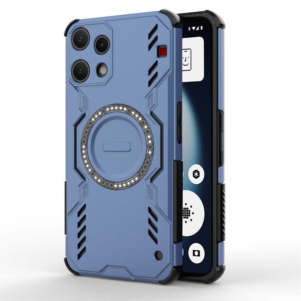 Husa de protectie Techsuit ArmorMag compatibil cu Nothing Phone (3a) Lite, Albastru