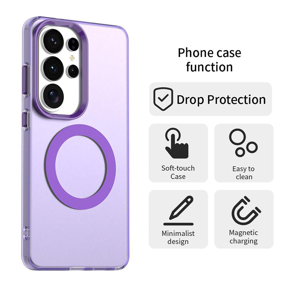 Husa de protectie Techsuit CandyCase MagSafe compatibil cu Samsung Galaxy S26 Ultra, Mov