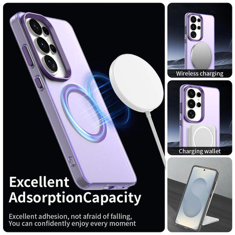 Husa de protectie Techsuit CandyCase MagSafe compatibil cu Samsung Galaxy S26 Ultra, Mov