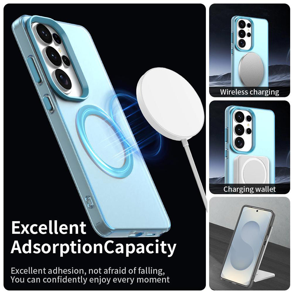 Husa de protectie Techsuit CandyCase MagSafe compatibil cu Samsung Galaxy S26 Ultra, Albastru